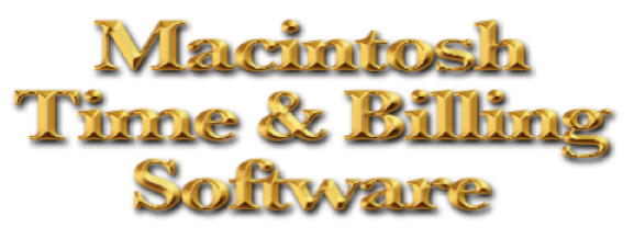 Macintosh Time & Billing Software